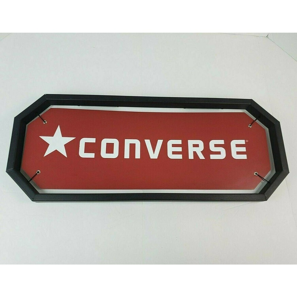 Converse All Star Metal Frame Sign Store Display